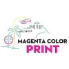 Magenta Color Print